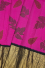 Kancheepuram Eco Print Silk Pink Saree