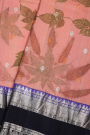 Kalamkari Silk Peach Saree