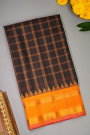 Gadwal Silk Black Saree