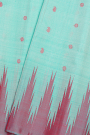 Gadwal Silk Sky Blue Saree