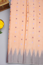 Gadwal Silk Light Peach Saree