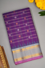 Gadwal Silk Violet Saree