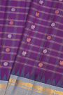 Gadwal Silk Violet Saree