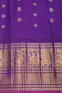Gadwal Silk Sky Blue Saree