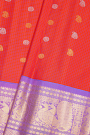 Gadwal Silk Red Saree