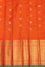 Gadwal Silk Maroon Saree