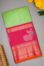 Gadwal Silk Sea Green Saree