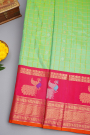 Gadwal Silk Sea Green Saree