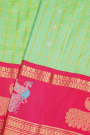 Gadwal Silk Sea Green Saree