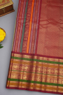 Gadwal Silk Cream Saree