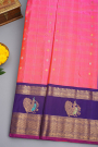 Gadwal Silk Pink Saree