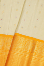 Gadwal Silk Off White Saree
