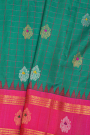 Gadwal Silk Dark Green Saree