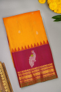Gadwal Silk Mustard Saree