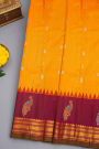 Gadwal Silk Mustard Saree