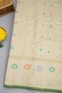 Gadwal Silk Cream Saree