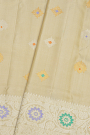 Gadwal Silk Cream Saree