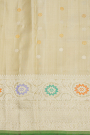 Gadwal Silk Cream Saree