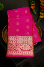 Kancheepuram Silk Rani Pink Saree