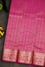 Kancheepuram Silk Rani Pink Saree