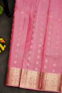 Kancheepuram Silk Peach Saree