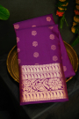 Kancheepuram Silk Purple Saree