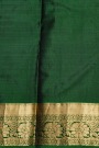 Kancheepuram Silk Bottle Green Saree