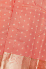 Kancheepuram Silk Peach Saree