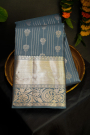 Kancheepuram Silk Dark Grey Saree
