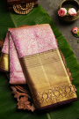 Kancheepuram Silk Pink Saree
