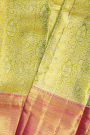 Kancheepuram Silk Parrot Green Saree