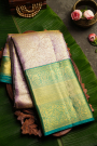 Kancheepuram Silk Lavender Saree