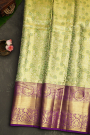 Kancheepuram Silk Mehendi Green Saree