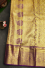 Kancheepuram Silk Mehendi Green Saree