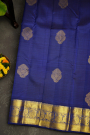 Kancheepuram Silk Navy Blue Saree