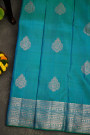 Kancheepuram Silk Sea Blue Saree