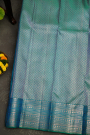 Kancheepuram Silk Sea Blue Saree