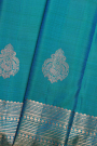 Kancheepuram Silk Sea Blue Saree