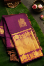 Kancheepuram Silk Wine Saree
