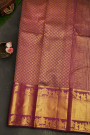 Kancheepuram Silk Wine Saree