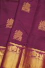 Kancheepuram Silk Wine Saree