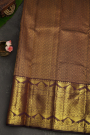 Kancheepuram Silk Dark Brown Saree