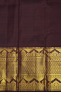 Kancheepuram Silk Dark Brown Saree