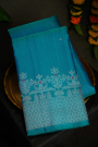 Kancheepuram Silk Sea Blue Saree
