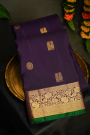 Kancheepuram Silk Violet Saree