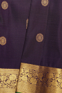 Kancheepuram Silk Violet Saree