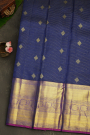 Kancheepuram Silk Navy Blue Saree