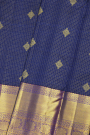 Kancheepuram Silk Navy Blue Saree