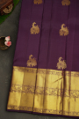 Kancheepuram Silk Wine Saree