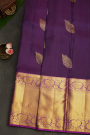 Kancheepuram Silk Navy Blue Saree